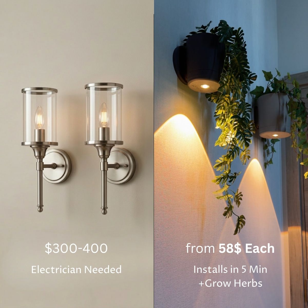 Sconce Planters Bundle