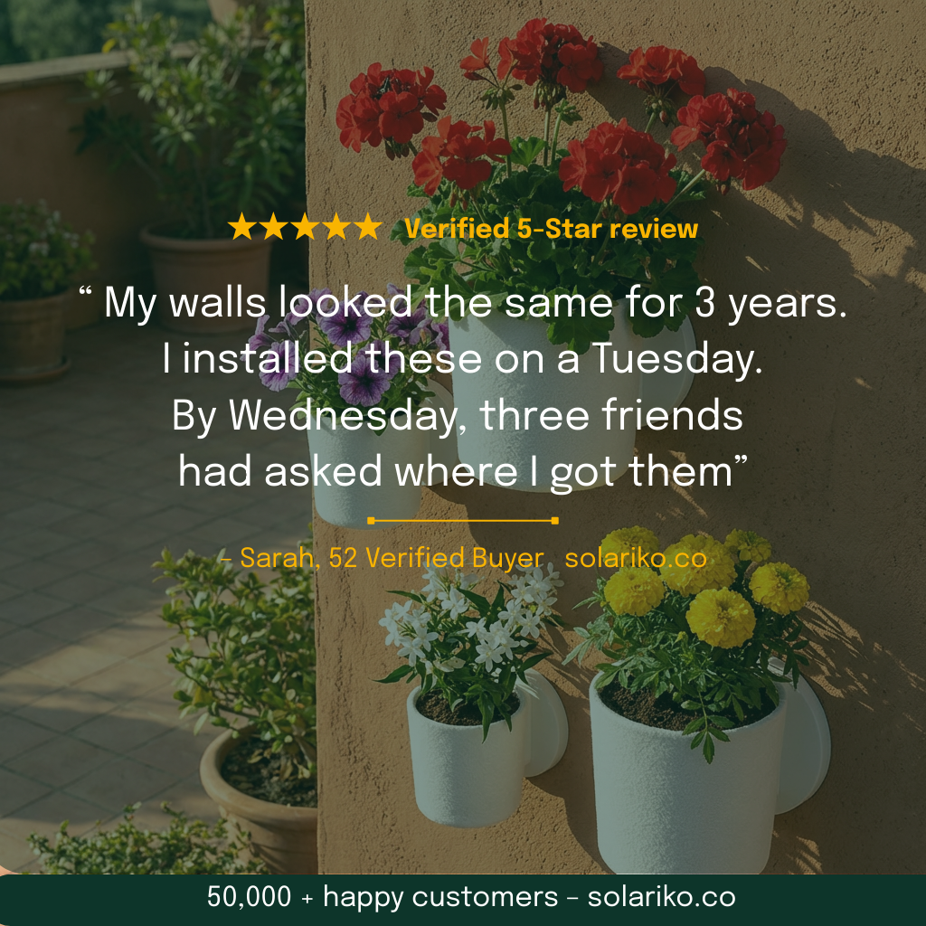 Raw Wall Planters Bundle (Small + Large)