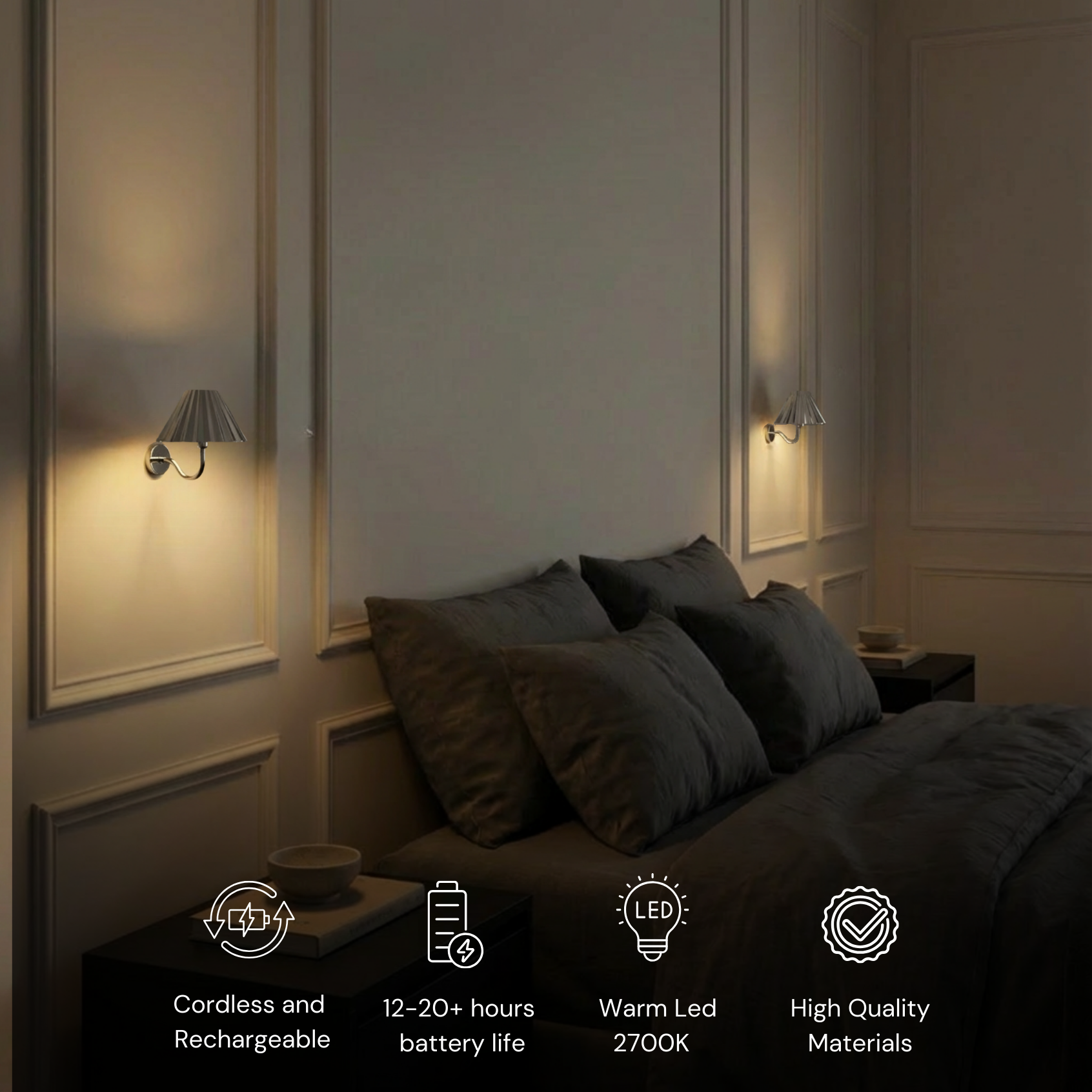 Amalfi Wall - Chrome