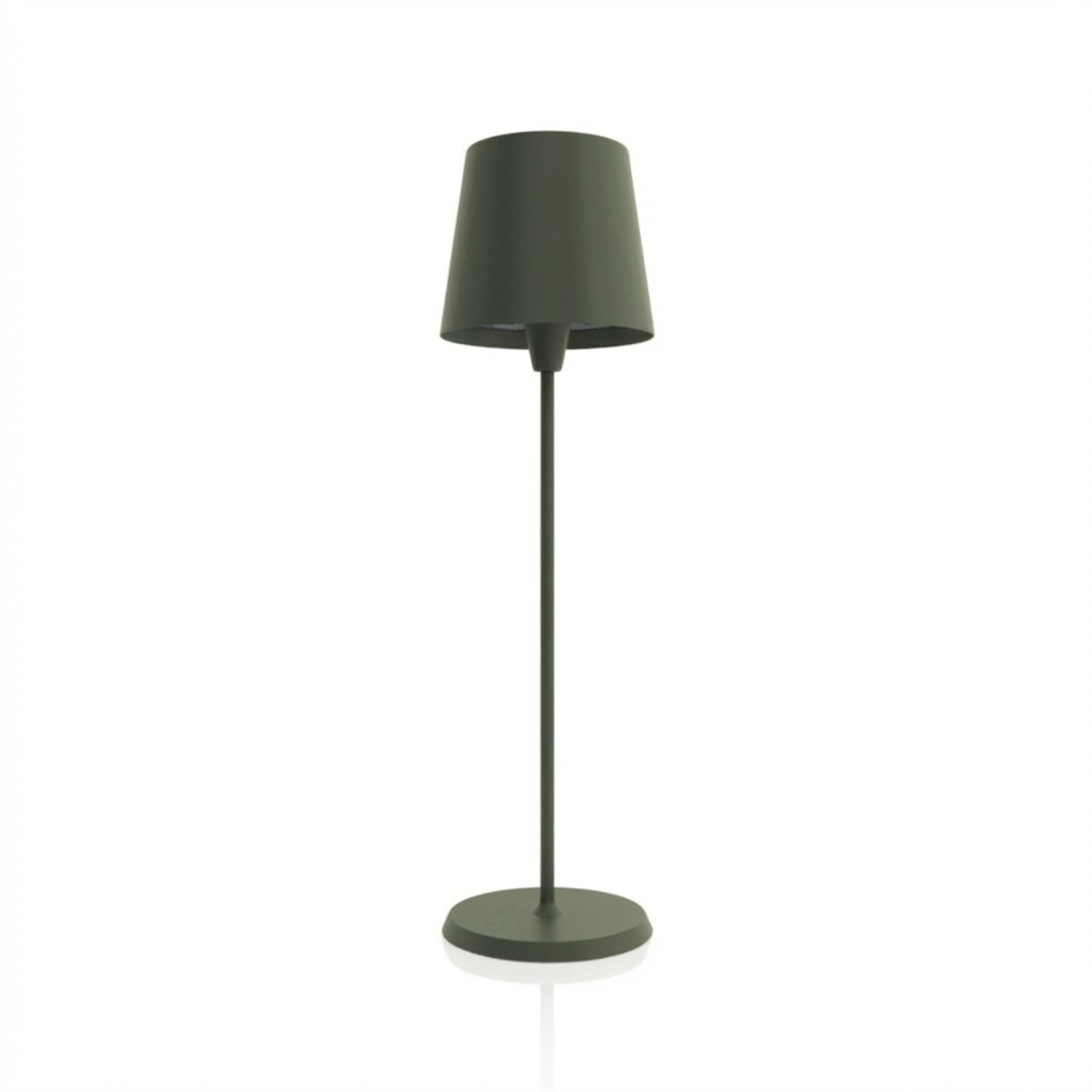 Selene Table Lamp in black with a sleek, modern design and a minimalist silhouette.