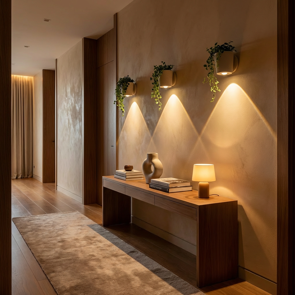 Wall Planters w/Light