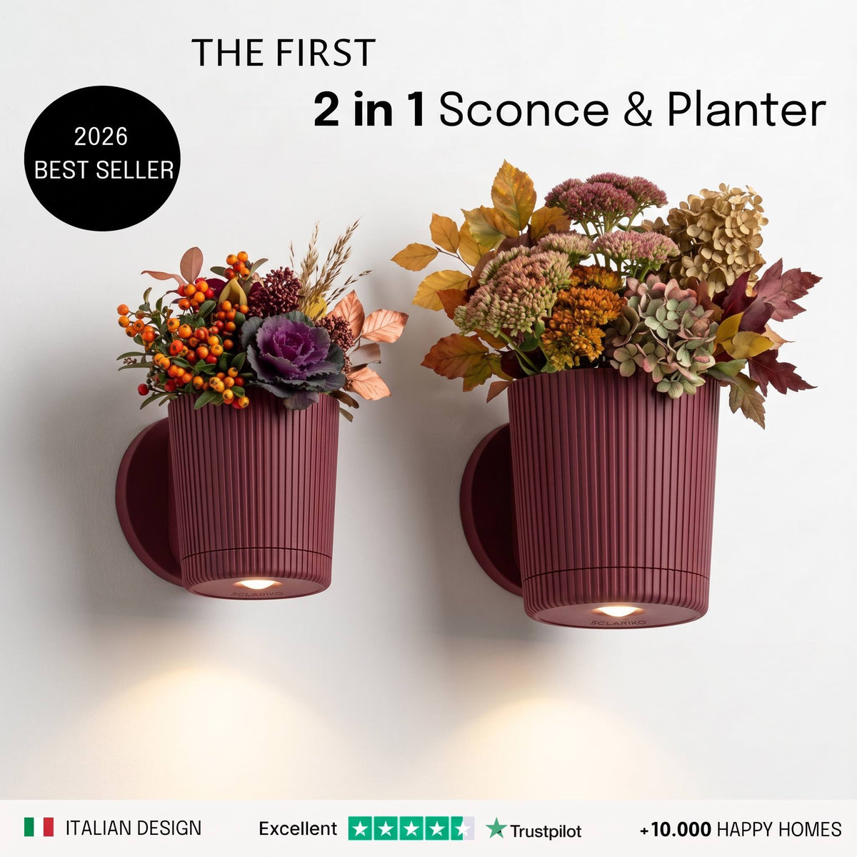 Sconce Planters Bundle