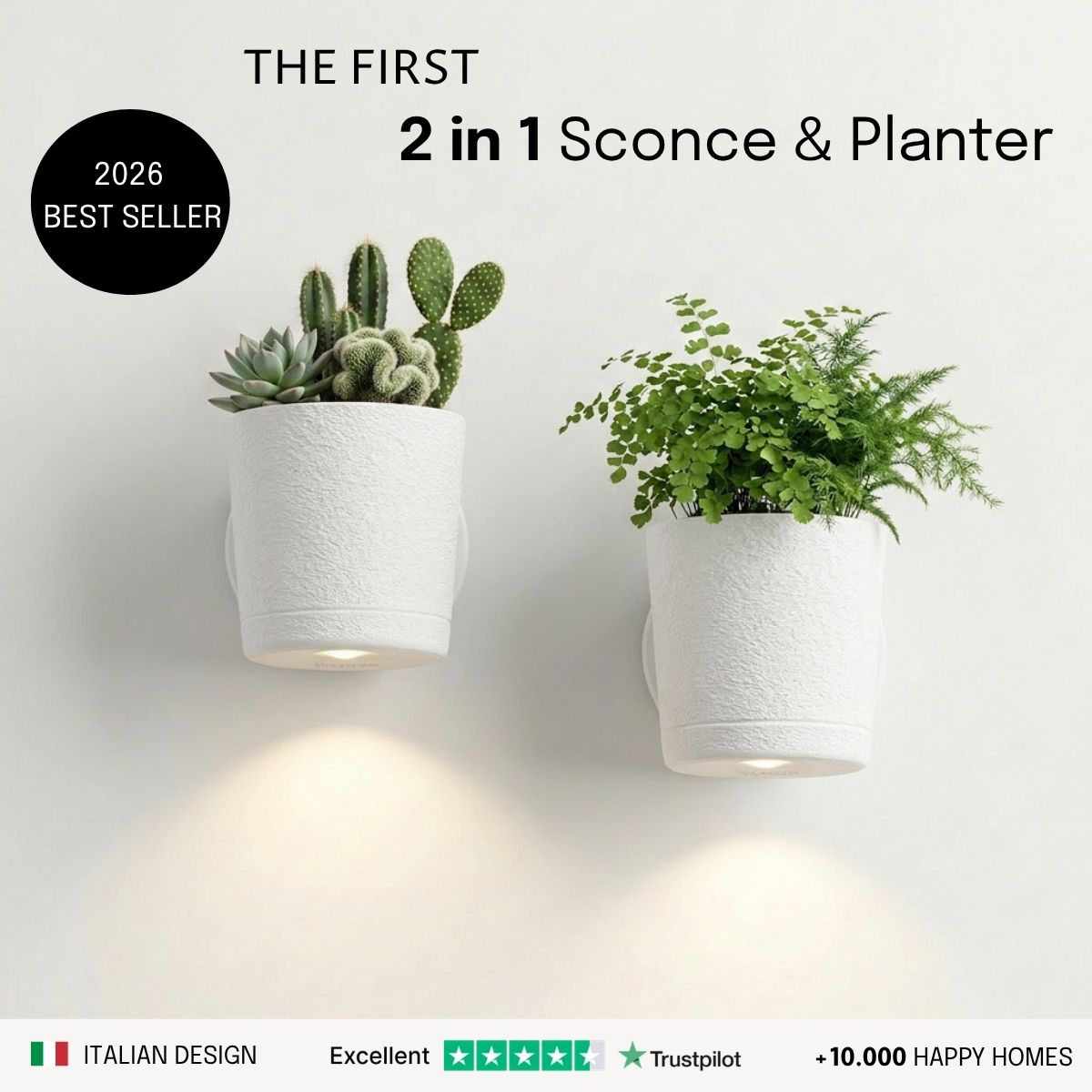 Sconce Planters Bundle